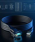 USB To RS232 Serial Adapter Cable With FTDI Chipset USB 2.0 To DB9 Male Cable For Windows 11 10 8 7 Vista XP 2000 Mac Linux