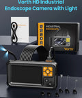 Endoscope Camera With Light Pro Grade Dual Lens 4.3 Inch IPS Screen 1080P HD Borescope with accessories and manual