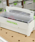 Sys Storage Systainer Tool Organizer Case With Four Compartments And Five Containers For Fast Access See Through Panels