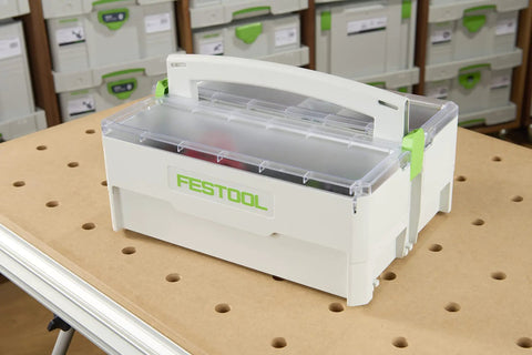 Sys Storage Systainer Tool Organizer Case With Four Compartments And Five Containers For Fast Access See Through Panels