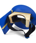 Blue Pancake Welding Hood With Strap For Right Handed Welders Lightweight Eyepiece Shield Fits Standard Lens Cheater Or Miller Fixed Shade
