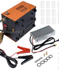 Rock Solid Heavy Duty High Pressure Portable Pcp Air Compressor Pushes Hard To 4500 Psi With Brushless Motor for quick tank top ups and accessories.