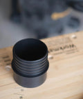 4 Inch Plastic Pipe Quick Connect Adapter Coupler For Woodshop Dust Collection Flexible Hose Kit on a workbench