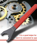 Spanner Clamping Nut Wrench For ER32 Collet Nuts Red Rock Solid Precision Collet Chuck Wrench For CNC Milling Lathe Engraving Machines