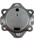 Top view of rear wheel bearing and hub assembly with ABS sensor for 2007 2012 Nissan Sentra drop in replacement.