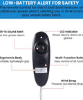 Remote control for RC Bait Boat With 2.4G Remote featuring ergonomic design, LED indicator, and wrist strap for easy use.