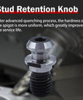 10pcs CAT40 45 Degree Coolant Pull Stud Retention Knob For Fadal HURCO Okuma CNC Mills close-up view