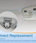 Sun Visor Mount Clip For Subaru Forester Impreza Crosstrek Gray Passenger Side Visor Clip Replacement