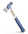 Ball Peen Hammer 16 Oz USA Made Heavy Duty Metalworking Tool With Forged Steel Construction And Shock Reduction Grip