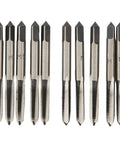 M5 Tap Drill Straight Flute Carbon Steel Manual Heavy Duty Tool For Thread Cutting In Metalworking And Automotive DIY Industrial Grade Hand Tool For Metric Threads Wood Plastic Aluminum, set of M5 taps