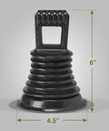 Must Have Mini Bellows Sink Plunger For Kitchens Bathrooms Baths Laundry Tubs And RVs Compact Powerful Clog Clearing Tool With Rubber Cup