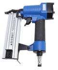 Heavy Duty Pneumatic Brad Nailer Built Damn Tough For Everyday Woodworking and Home Repair with ergonomic grip and aluminum build.