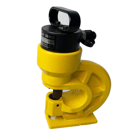 Hydraulic Hole Punching Tool 31T Workhorse For Pros Heavy Duty Puncher in yellow for metalworking with quick die change