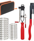 22 Piece CV Boot Clamp Pliers Kit Universal Fit For Cars UTVs And ATVs Pro Grade DIY Friendly with pliers, clamps, and case