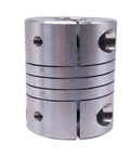 Aluminum Flexible Shaft Coupling 9.5x9.5mm 3/8x3/8 In D25 L30 Rigid Shaft Coupler For CNC Motors 25mm Outer Diameter 30mm Length