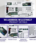 Heavy Duty Washing Machine Control Board Fits Whirlpool And Crosley With No Sweat Installation and smooth daily rinse cycles, showing PCB details.
