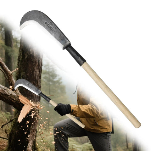 22 Inch Steel Machete For Heavy Duty Yard Work And Tree Cutting Beast Ready All Purpose Garden Clearing Tool With Wooden Handle