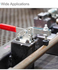 Heavy Duty Horizontal Quick Release Toggle Clamp For Woodworking 550 Lbs Holding Capacity securing metal rod