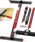 Adjustable Stair Tread Template Tool With Solid Aluminum Alloy Jig, No Assembly Required, 23 To 64 Inch Lengths, Edge Stops