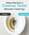 Automatic Toilet Cleaner That Keeps Your Bowl Fresh With Every Flush, before and after cleaning comparison with Krazy Klean