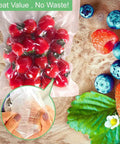 200 Count 8x12 Inch Vacuum Sealer Bags 4 Mil Quart Size BPA Free For Clamp Style Machines Sous Vide Safe Freezer Microwave Dishwasher Boilable
