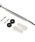 Emergency Eyeglass Repair Kit With Precision Screwdriver, Replacement Screws, Nose Pads And Grommets for Quick Fixes on the Go