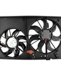 Heavy Duty Engine Radiator Dual Cooling Fan Assembly For Volkswagen Beetle Golf Jetta Passat Rabbit 2005 To 2013 top view