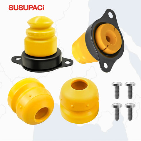 Mustang Front And Rear Jounce Bump Stop Kit Fits 2005 To 2014 Models V6 GT Shelby GT500 Replacement M5570A with screws