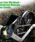 Earth-Way 1001-B Compatible Seed Plate Replacement in seeder with soil background
