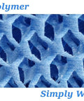 Close-up of blue synthetic polymer texture of Washable And Reusable Humidifier Filter Replacement For HDC 12 Kenmore 14911 ES12 Essick BestAir Aircare Humidifier Filter Four Pack Super Handy Upgrade For ESSICK EA1407 HD1409 Moist Air HD230 HD1100 HD1102 HD1200 And HD12.