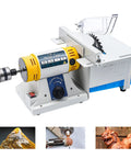 Polishing And Grinding Machine For Jewelry And Lapidary Tabletop Rock Saw Jade Cutter 320W Motor with Replaceable Carbon Brush