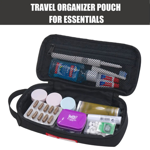 Rugged 1000D Cordura Tool Bag Pouch Box EDC Organizer Case With Zipper And Portable Handle holding essentials and medicines