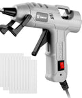 20W High Temp Mini Glue Gun Kit With 55 Inch Cord Anti Drip Nozzle Includes 30 Glue Sticks For Crafting DIY Projects School Art Quick Home Repairs Portable Gray Hot Glue Gun