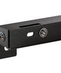 Flip Up Winch License Plate Frame For 10 Inch Hawse Fairlead Universal Front Bracket Relocation Mount, black steel with bolts