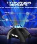 Northern Lights Aurora Projector 4 In 1 Night Light Ambient Galaxy Sky Projector with Bluetooth Speaker and White Noise Machine