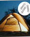 3 Piece Adjustable Rope Buckle High Strength Spring Tensioner Set For Lightning Quick Tent Setup Lightweight Camping Gear For Hiking