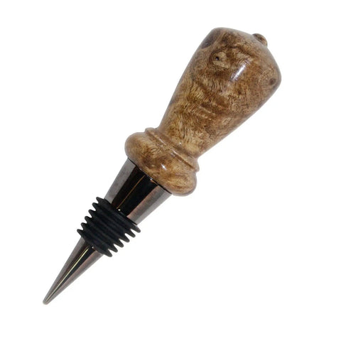 Wood handle bottle stopper from Handle Anything Chuck System for Woodturning Projects Kit With Collet Chuck Base PKHA01 1 Inch Threads