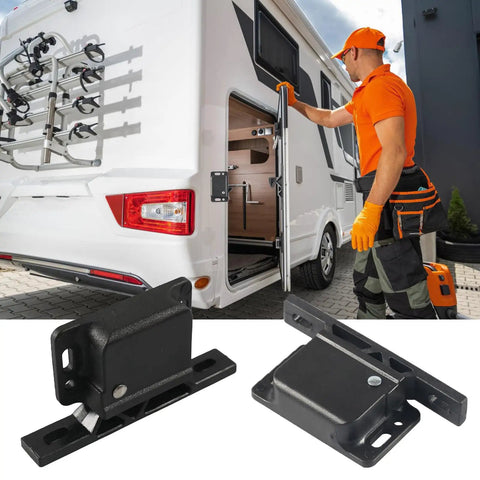 8 Unit RV Cabinet Door Latches For Motorhomes And Cargo Trailers Road Trip Ready Push Catch Drawer Fasteners