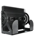 Badass Rectangular LED Industrial Flood Light With 60 High Output Diodes And Wide 60 Degree Beam Spread, black aluminum housing.