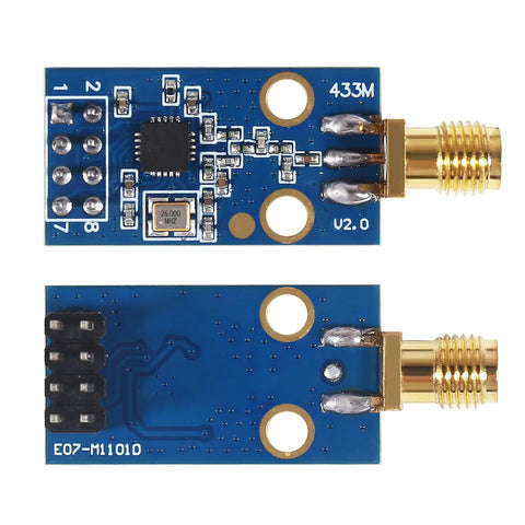 Clutch Drop Cc1101 Wireless Transceiver Module With Durable Sma Antenna Covering 315 433 868 915 Mhz Radio Links and circuit components.