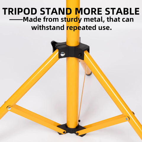 Sturdy metal base of Adjustable Foldable Metal Tripod Archery Target Stand For Backyard And Shooting Range Bow And Arrow Target Holder