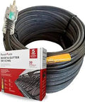 Coiled RoofMate Self-Regulating Roof Heating Cable And Gutter Heat Tape For Ice Dam Prevention, 50 Ft De-Icing Cable with box.