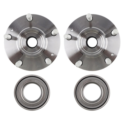 2 X Front Wheel Hub Bearing Assembly For 2006-2014 Hyundai Sonata 4-Cylinder Excludes 2.0L Turbo, 2011-2014 Tucson
