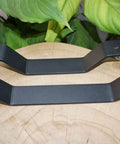 Heavy Duty Solid Steel Barn Door Handle And Closet Pull In Matte Black Powder Coat For Sliding Doors Garage Shed Cabinets And Drawers 10 Inch Beveled Rustic Style Hardware