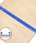 Aluminum 400mm Double Cut T Track Kit With Predrilled Mounting Holes And Wood Screws Universal Three Quarter Inch T Track For Woodworking Jigs