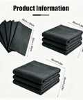 Must-Have Thick Reusable Microfiber Cloths For Kitchen And Car, Lint Free And Streak Free, 16 By 12 Inch, stacked and spread out