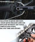 10 Pack Bike Chain Master Links For Bicycle Repair Kit Heavy Duty Carbon Steel Roller Chain Connectors Missing Link Replacement