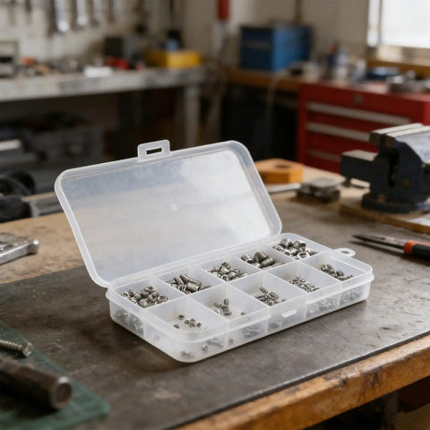 Box of 304 Stainless Steel Hex Socket Grub Screws DIN 914 Cone Point For M3 M5 M6 M8 Set Screws Fastening Kit 200 Pack