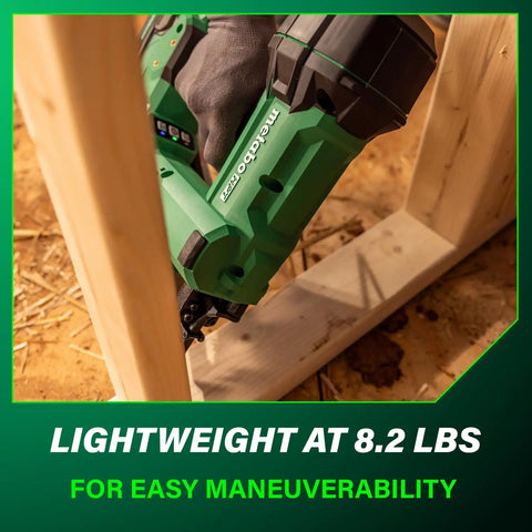 Cordless 18V 30 Degree Paper Tape Framing Nailer Kit With 4Ah Battery Drives 2 Inch To Three And A Half Inch Nails Brushless Motor