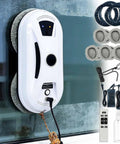 Automatic Window Cleaning Robot With AI Navigation And Edge Detection, Powerful Suction For High Rise Glass And Large Bay Windows